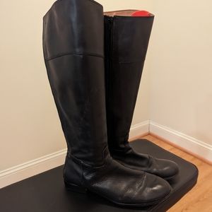 Women's leather riding boots size 10